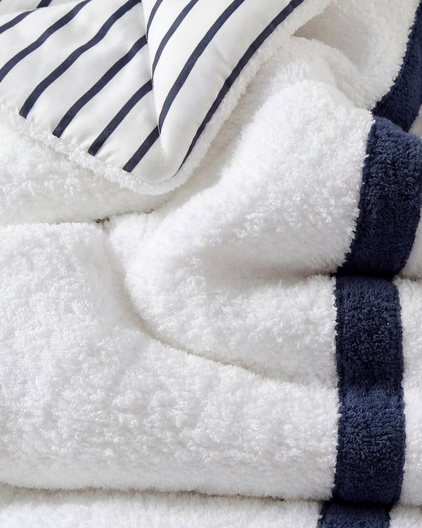 Striped Sherpa Reversible Comforter