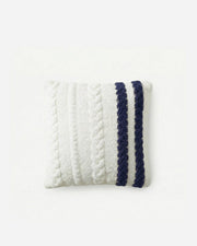 Braided Two-Stripe Soft Throw Pillow
