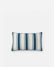 Striped Cotton Lumbar Pillow
