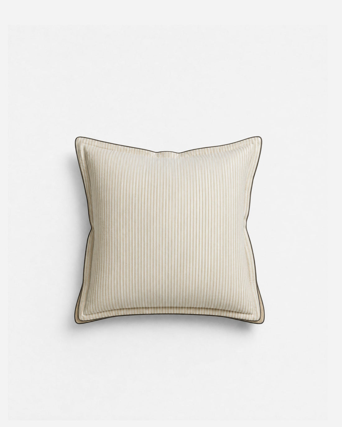 Reversible Cotton Stripe Throw Pillow