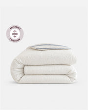 Reversible Striped Cotton Gauze Duvet Cover