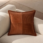 Cotton Corduroy Throw Pillow, 22 x 22 in