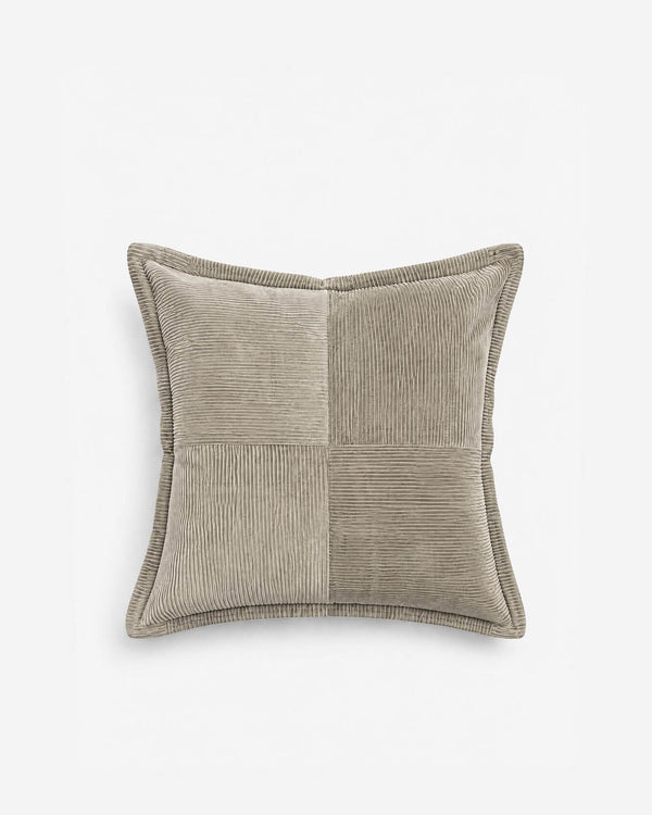Cotton Corduroy Throw Pillow, 22 x 22 in