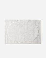 Organic Cotton Ribbed Bath Rug