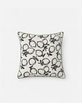 Lemon Print Reversible Outdoor Throw Pillow