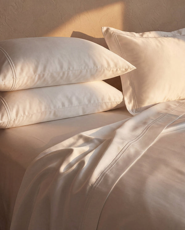 Embroidered Cotton Sateen Top Sheet