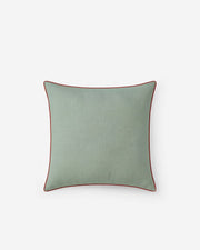 Reversible Striped Cotton Throw Pillow