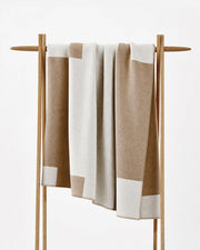 Cotton Modal Geometric Block Throw