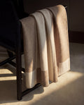 Cotton Modal Geometric Block Throw