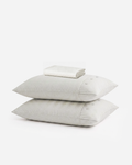 Reversible Cotton Mist Fitted Sheet Set