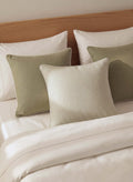 Reversible Cotton Stripe Throw Pillow