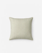 Reversible Cotton Stripe Throw Pillow