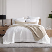 Bouclé-Texture Oversized Bed Blanket
