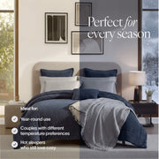 Reversible Boucle Bamboo Comforter