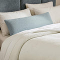 Bouclé-Texture Lumbar Pillow