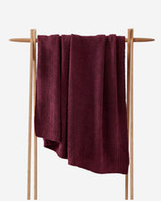 Boucle-Texture Oversized Throw Blanket
