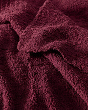 Boucle-Texture Oversized Throw Blanket