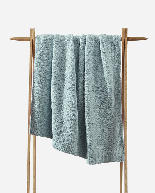 Boucle-Texture Oversized Throw Blanket