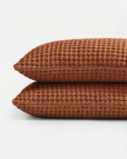 Waffle-Texture Comforter and Sham Bundle