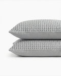 Waffle Bamboo Viscose Pillowcase Sham Set