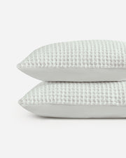 Waffle Bamboo Viscose Pillowcase Sham Set