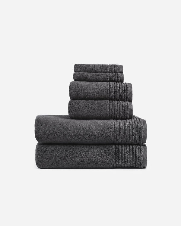 Plush Cotton Bath Towel Set