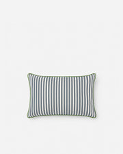 Striped Water-Resistant Outdoor Lumbar Pillow