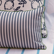 Striped Water-Resistant Outdoor Lumbar Pillow