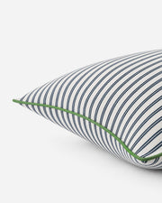 Striped Water-Resistant Outdoor Lumbar Pillow