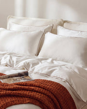 Bamboo Sateen Piped Duvet Cover – duvet covers (view 8) | Roost & Roam