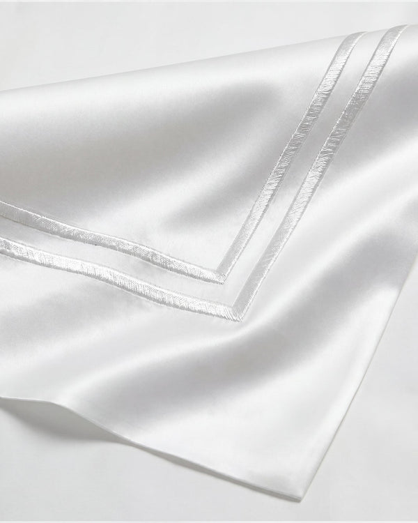 Cotton Sateen Embroidered Duvet Cover