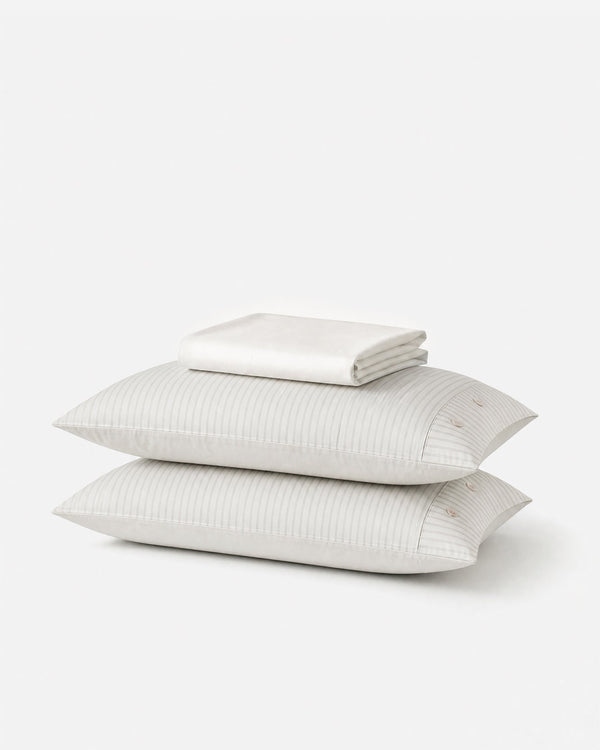 Cotton Sateen Fitted Sheet Set
