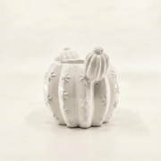 Sculptural Gypsum Barrel Cactus Planter
