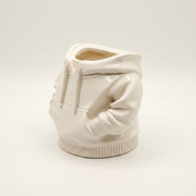 Gypsum White Hoodie Planter