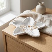 Cast Gypsum Starfish Catchall Tray