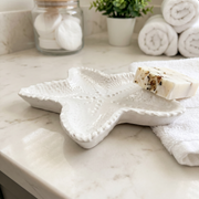 Cast Gypsum Starfish Catchall Tray