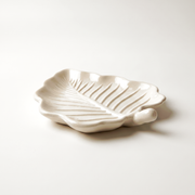 Cast Gypsum Leaf Catchall Tray