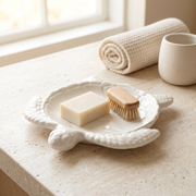 Cast Gypsum Sea Turtle Tray