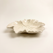 Cast Gypsum Maple Leaf Tray