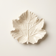 Cast Gypsum Maple Leaf Tray