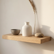Ribbed Gypsum Bottle Vase