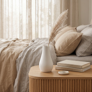 Hand-Cast Gypsum Milk Bottle Vase