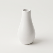 Hand-Cast Gypsum Milk Bottle Vase