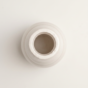 Hand-Cast Gypsum Milk Bottle Vase