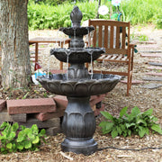 Three-Tier Tulip Outdoor Fountain