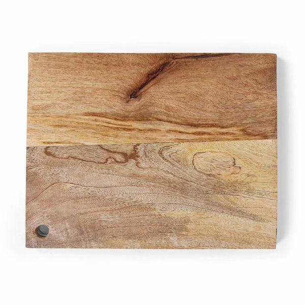 Close-up of material and construction detail — Mango Wood Cutting Board Set