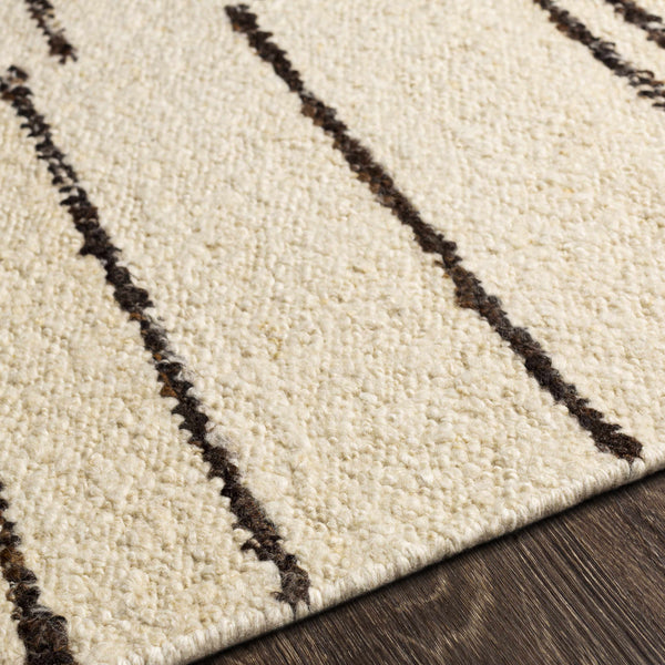 Close-up detail of The Tarry Rug