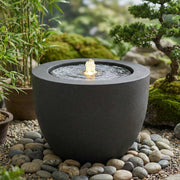 Round Polystone Bubble Outdoor Fountain