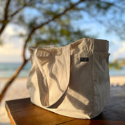 Organic Canvas Zip Tote Bag