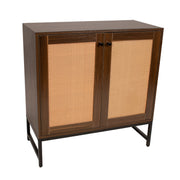 Rattan Door Two-Door Storage Cabinet